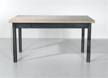 A rare desk designed by Wolfgang Laubersheimer* in 1988 by 
																			Wolfgang Laubersheimer